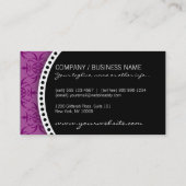 すみれ色のOrleeの名刺 名刺 (裏面)