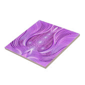 すみれ色ライトの寺院 タイル (側面)