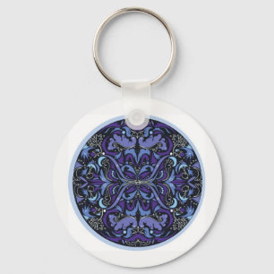 すみれ色時間のアールデコのkeychain キーホルダー