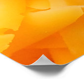 すりおろされたチェダーチーズのトップビュー ポスター (角)