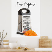 すりおろしたニンジン ポスター (キッチン)