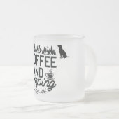 すりガラスのキャンプマグ フロストグラスマグカップ (正面右)