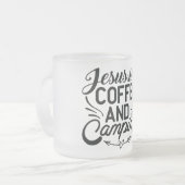 すりガラスのキャンプマグ フロストグラスマグカップ (正面左)