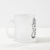 すりガラスのキャンプマグ フロストグラスマグカップ (左)