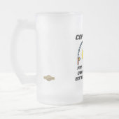 すりガラスのビアマグ「COP NIP 2.0」 フロストグラスビールジョッキ (左)