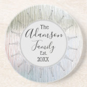 すりガラスエレガントファミリー名曼荼羅 コースター (正面)