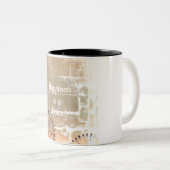 すりガラス製マグカップ10オンス ツートーンマグカップ (正面右)