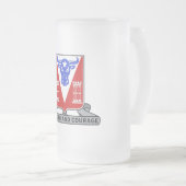 すりガラス製マグカップ フロストグラスビールジョッキ (正面右)