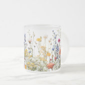 すりガラス製マグカップ フロストグラスマグカップ (正面右)