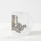 すりガラス製マグカップ（10オンス）& 16オンス) フロストグラスマグカップ (正面右)