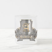 すりガラス製マグカップ（10オンス）& 16オンス) フロストグラスマグカップ (中央)