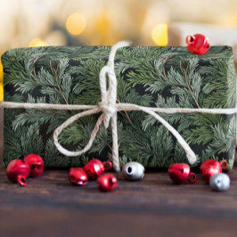 すり付きグリーン小枝 ラッピングペーパー