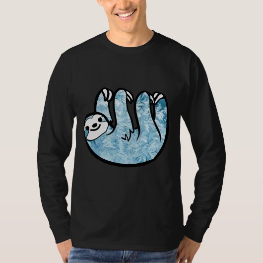 すり付きナマケモノ Tシャツ (正面)