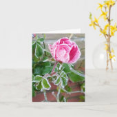 すり付きバラ空白のカード カード (黄色い花)