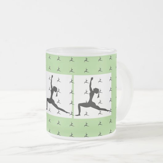 すり付きマグカップおもしろい フロストグラスマグカップ (正面右)