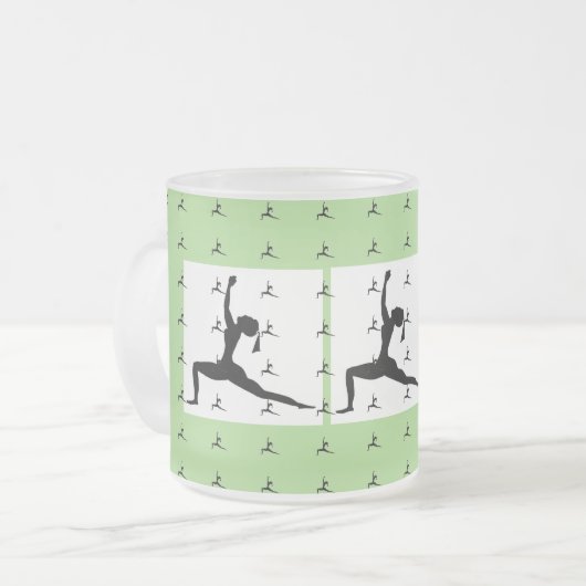 すり付きマグカップおもしろい フロストグラスマグカップ (正面左)