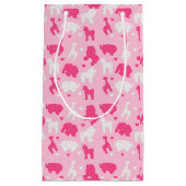 すり付き動物クッキー誕生日抱き枕 スモールペーパーバッグ (正面)