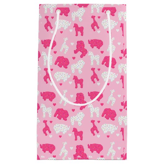 すり付き動物クッキー誕生日抱き枕 スモールペーパーバッグ (正面)