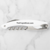 すり切らされた結び目-ロゴのワインオープナー ソムリエナイフ (裏面)