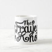 すり切らされた結び目-ロゴ11oz。 マグ (中央)