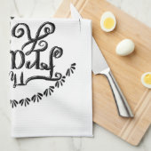 すり切らされた結び目-頂上の台所タオル キッチンタオル (四つ折り)