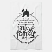 すり切らされた結び目-頂上の台所タオル キッチンタオル (縦)