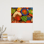 すり曇りジンジャーブレッドCookie ポスター (キッチン)