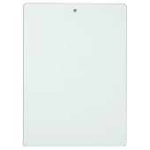 すり白無地の色 |クラシック |エレガント | クリップボード (裏面)