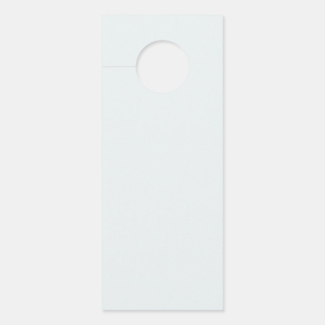 すり白無地の色 |クラシック |エレガント | ドアノブサイン (正面)