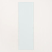 すり白無地の色 |クラシック |エレガント | ヨガマット (正面)