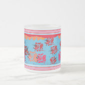 すり身の魚のマグ フロストグラスマグカップ (中央)