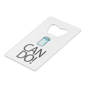 することができます クレジットカード栓抜き (正面アングル)