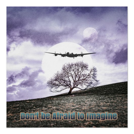 ~することを恐れな想像い ポスター (正面)