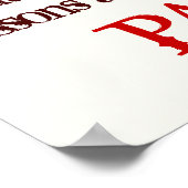 ～するために秋を知るために傷つける ポスター (角)