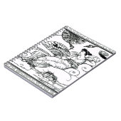 すると女王さまが部屋の中に舞い込みました ノートブック (左側)