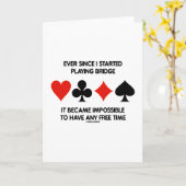 ~するのが不可能遊な橋を始めて以来 カード (黄色い花)