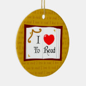 ～するのが大好読き セラミックオーナメント (右)