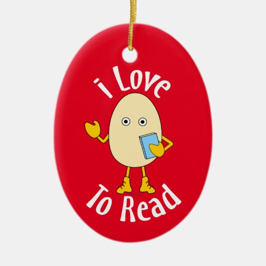 ~するのが大好読き セラミックオーナメント (正面)
