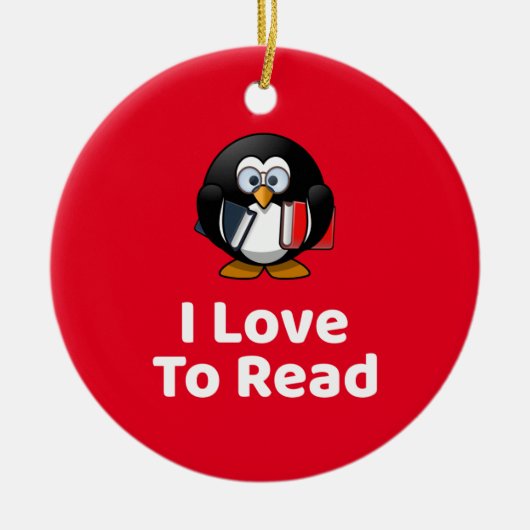 ～するのが大好読き セラミックオーナメント (正面)