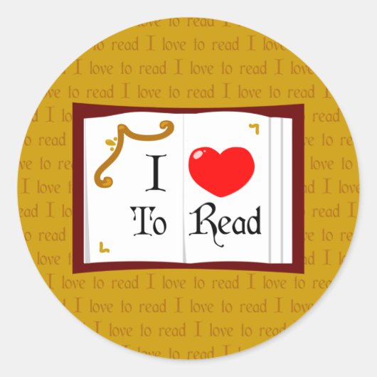 ～するのが大好読き ラウンドシール (正面)