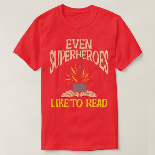 ~するのが好き読だ Tシャツ (デザイン正面)
