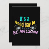 ~するのはいい日だ素晴らし エンクロージャーカード (正面/裏面)