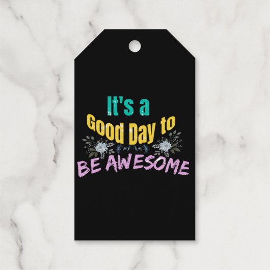 ～するのはいい日だ素晴らし ギフトタグ (裏面)