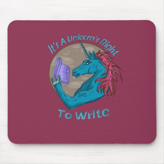 ～するのはユニコーンの権利書だ マウスパッド (正面)