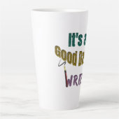 ~するのは良い日だ書 カフェラテマグ (正面)