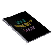 ～するのは良い日だ書 ノートブック (右側)