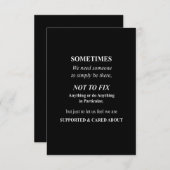 ~するのをやめるだけの人が必要になる場合がある サンキューカード (正面/裏面)