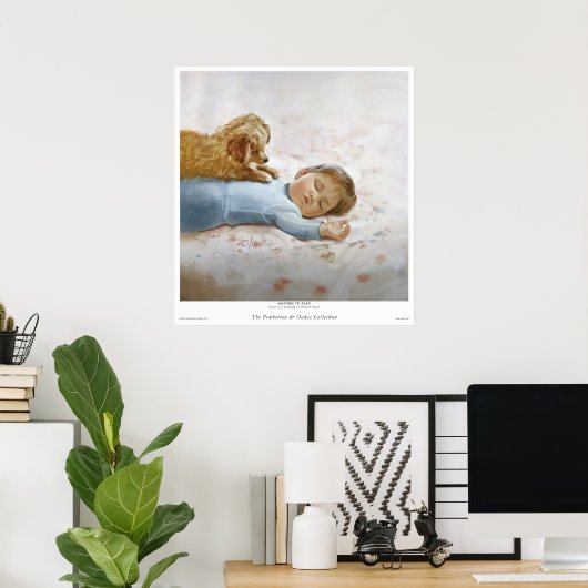 ～するのを待っ遊ている ポスター (ホームオフィス)