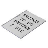 するべき事前に私ノート死ぬため ノートブック (左側)