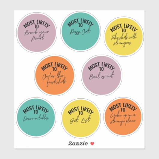 ~する可能性が最も高い シール (シート)